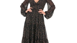 Floral Tiered Long Sleeve Maxi Dress - FINAL SALE