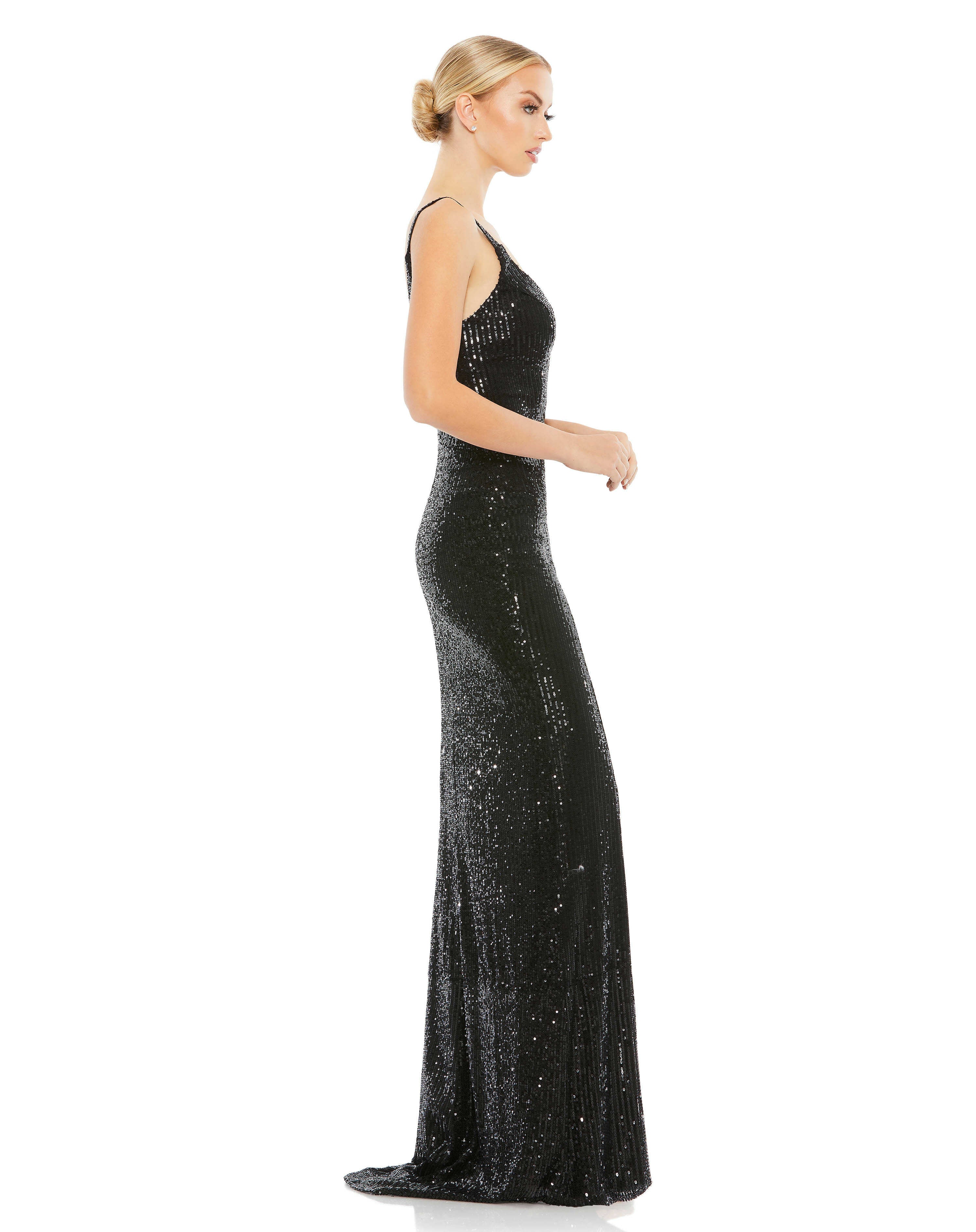 Fully Sequined Scoop Back Gown – Mac Duggal