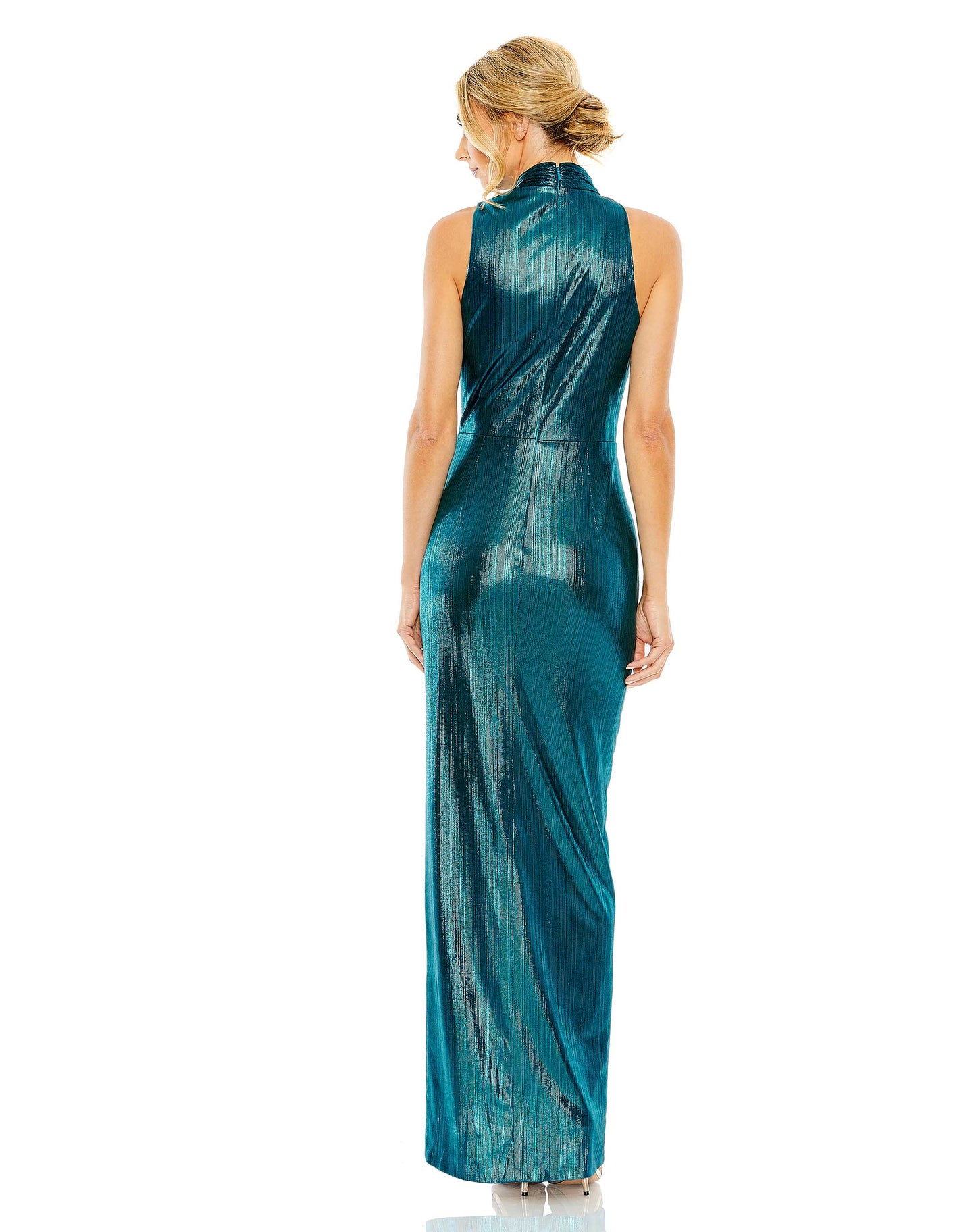 High Neck Sleeveless Gown