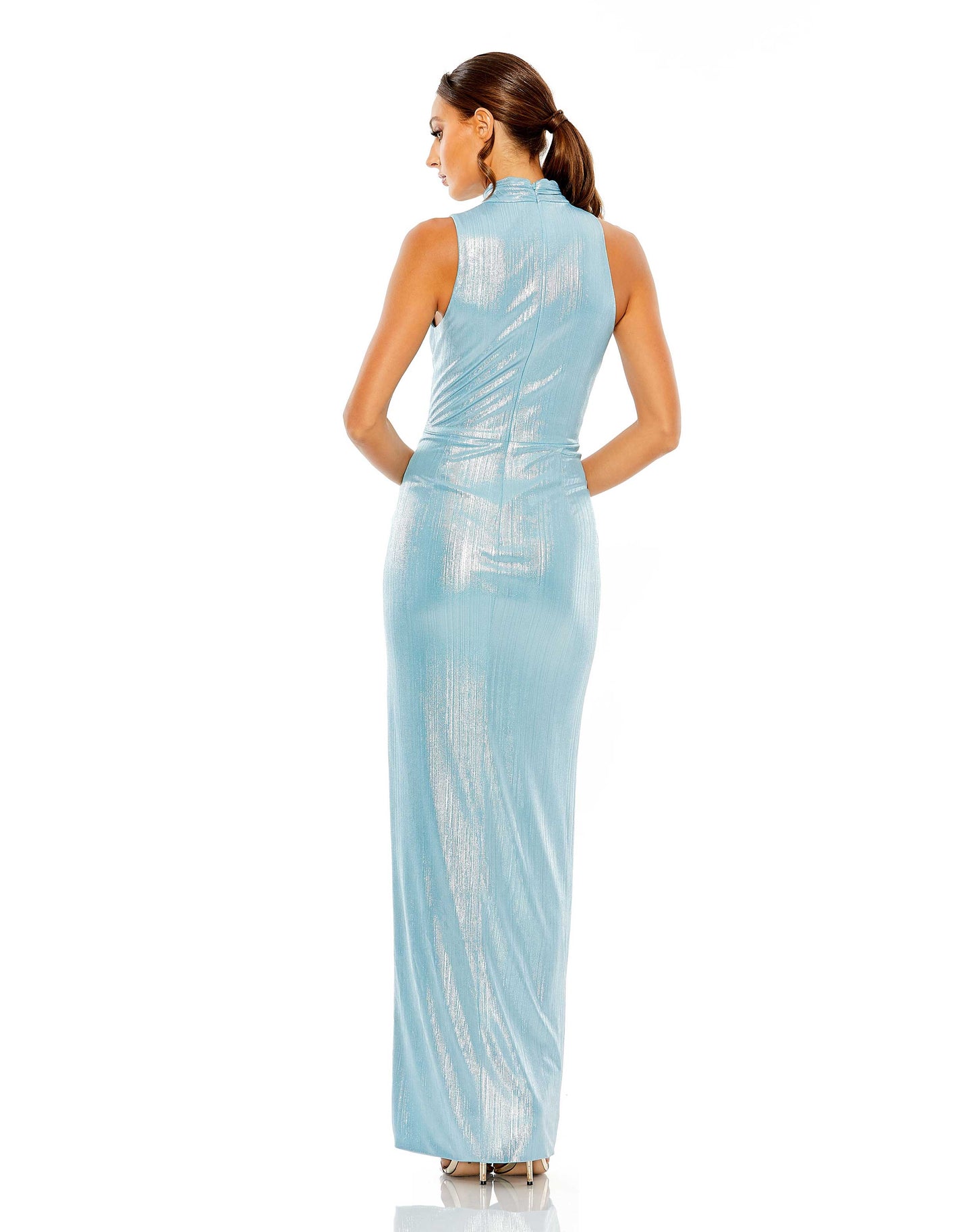 High Neck Sleeveless Gown