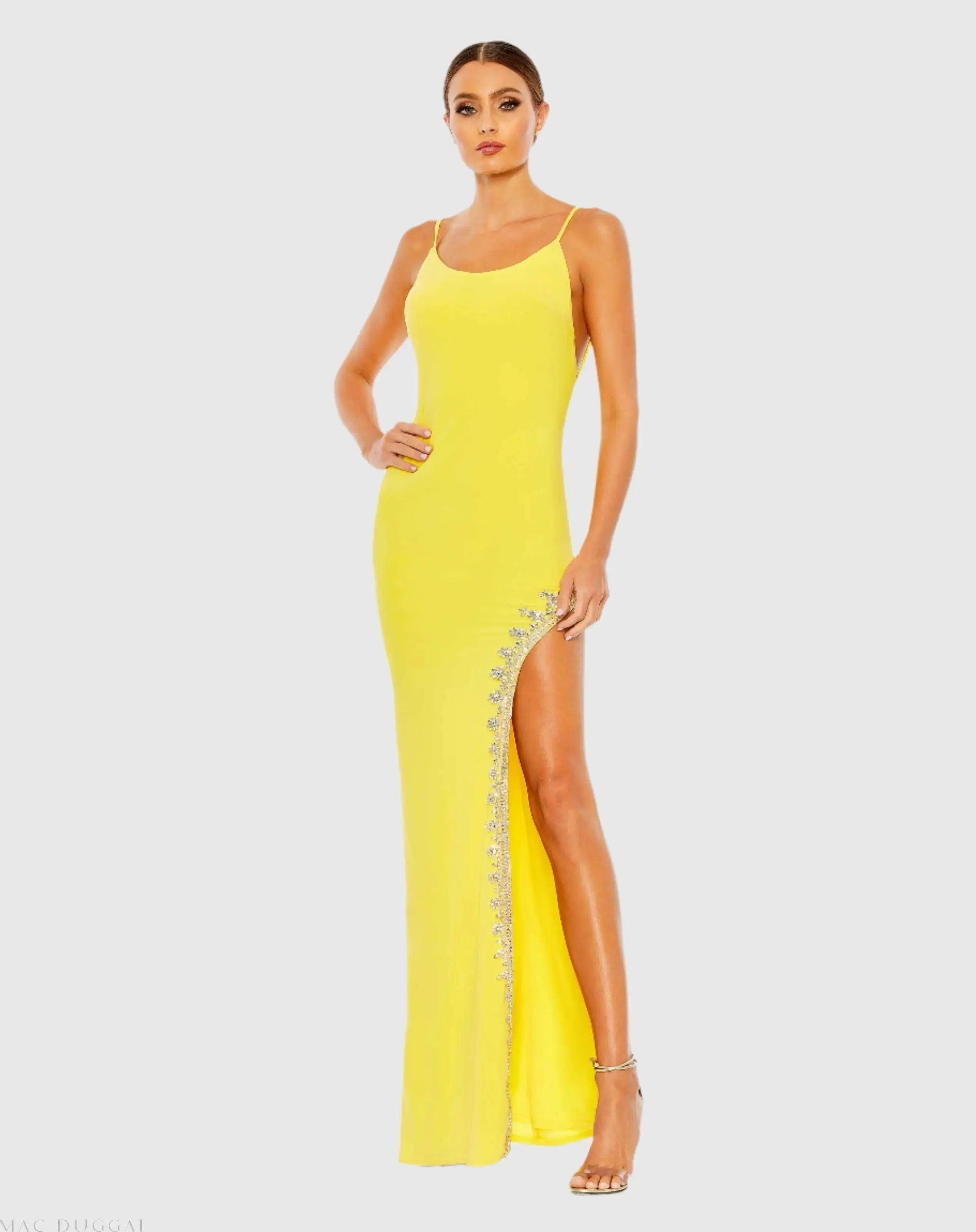 Yellow Dresses - Mac Duggal Yellow Dresses - Mac Duggal
