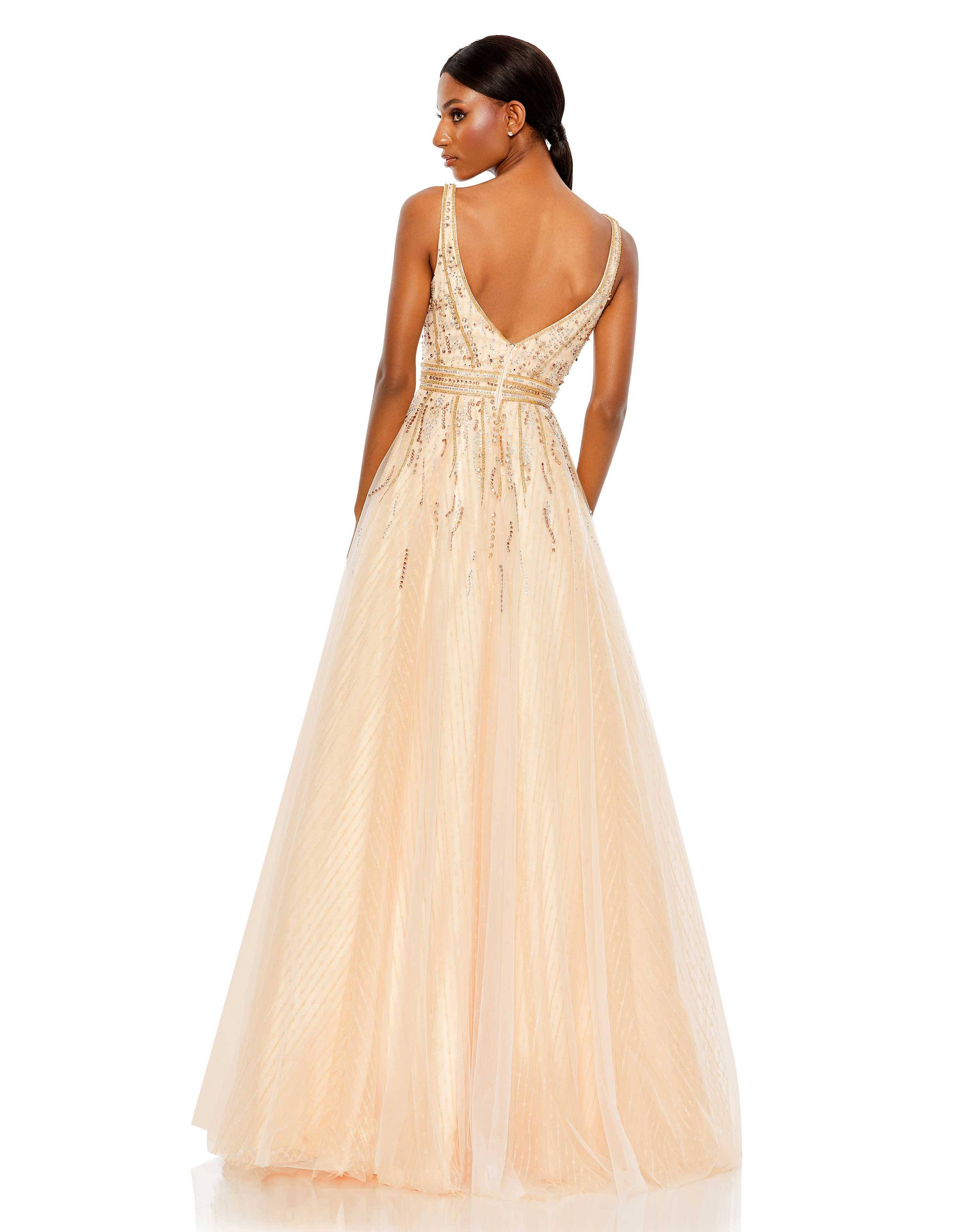 Jewel Encrusted Tulle Ball Gown - FINAL SALE