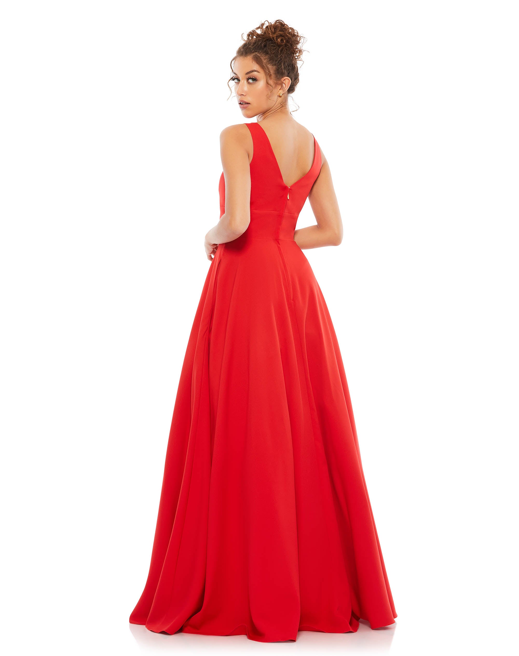 Classic Sleeveless A-Line Ball Gown