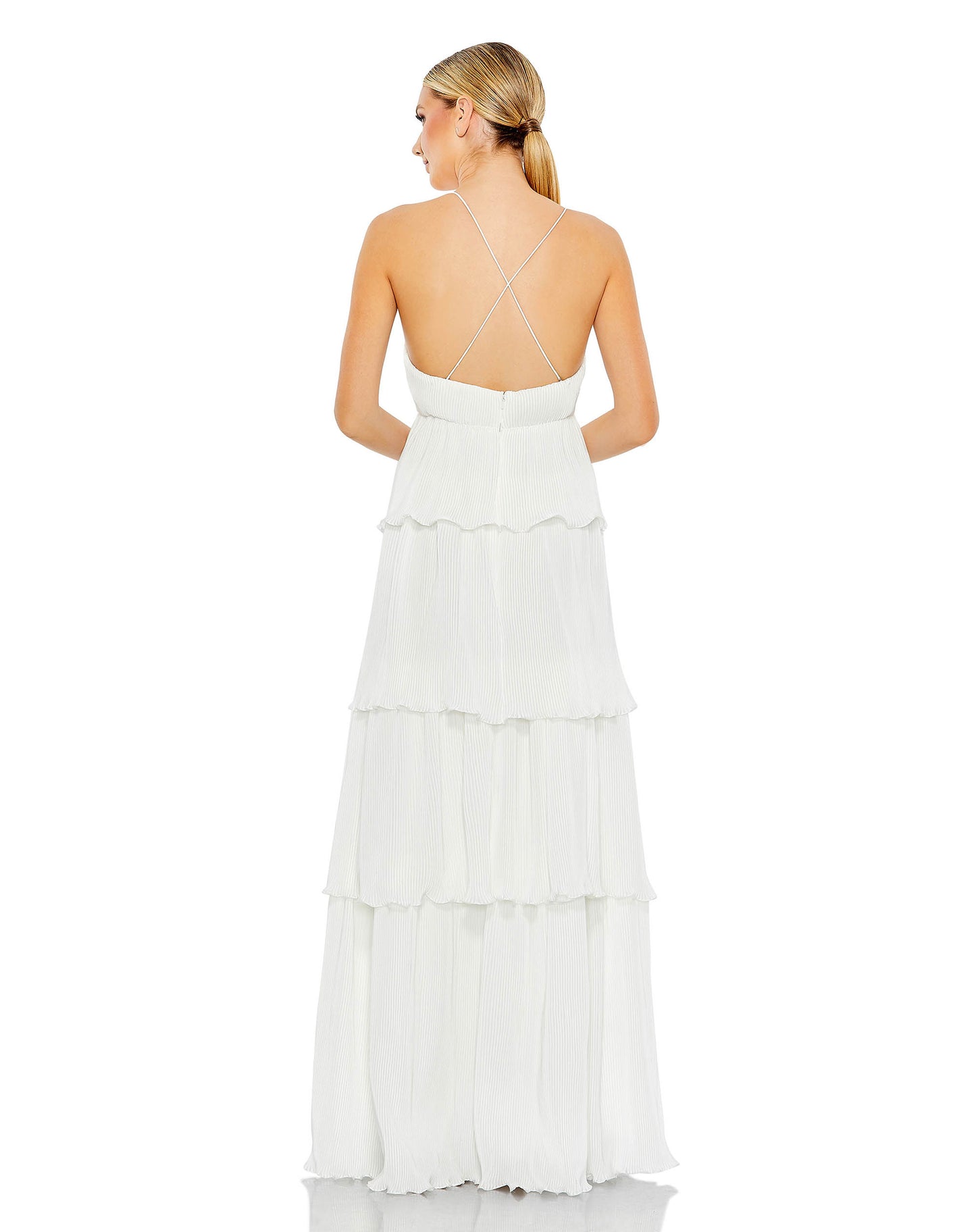 Spaghetti Strap Ruffle Layered Maxi Dress - FINAL SALE