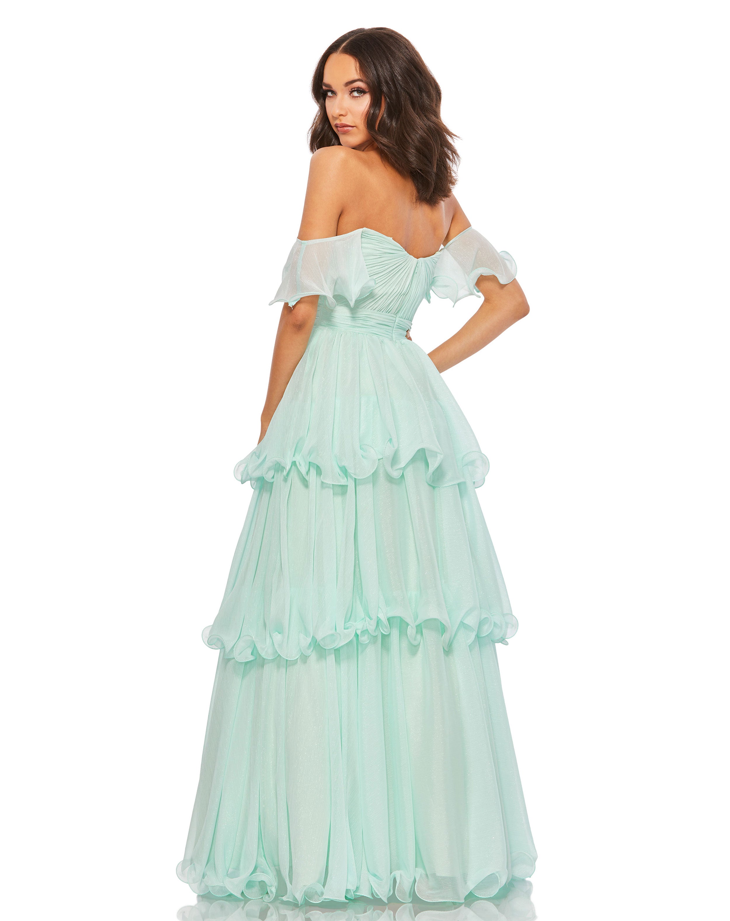 Tiered Chiffon Ball Gown - FINAL SALE