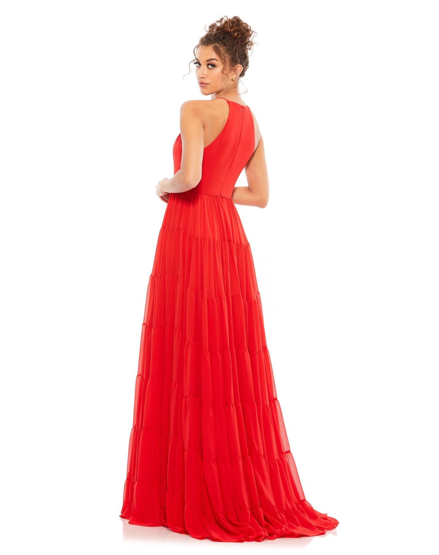 Tiered A Line Gown – Mac Duggal