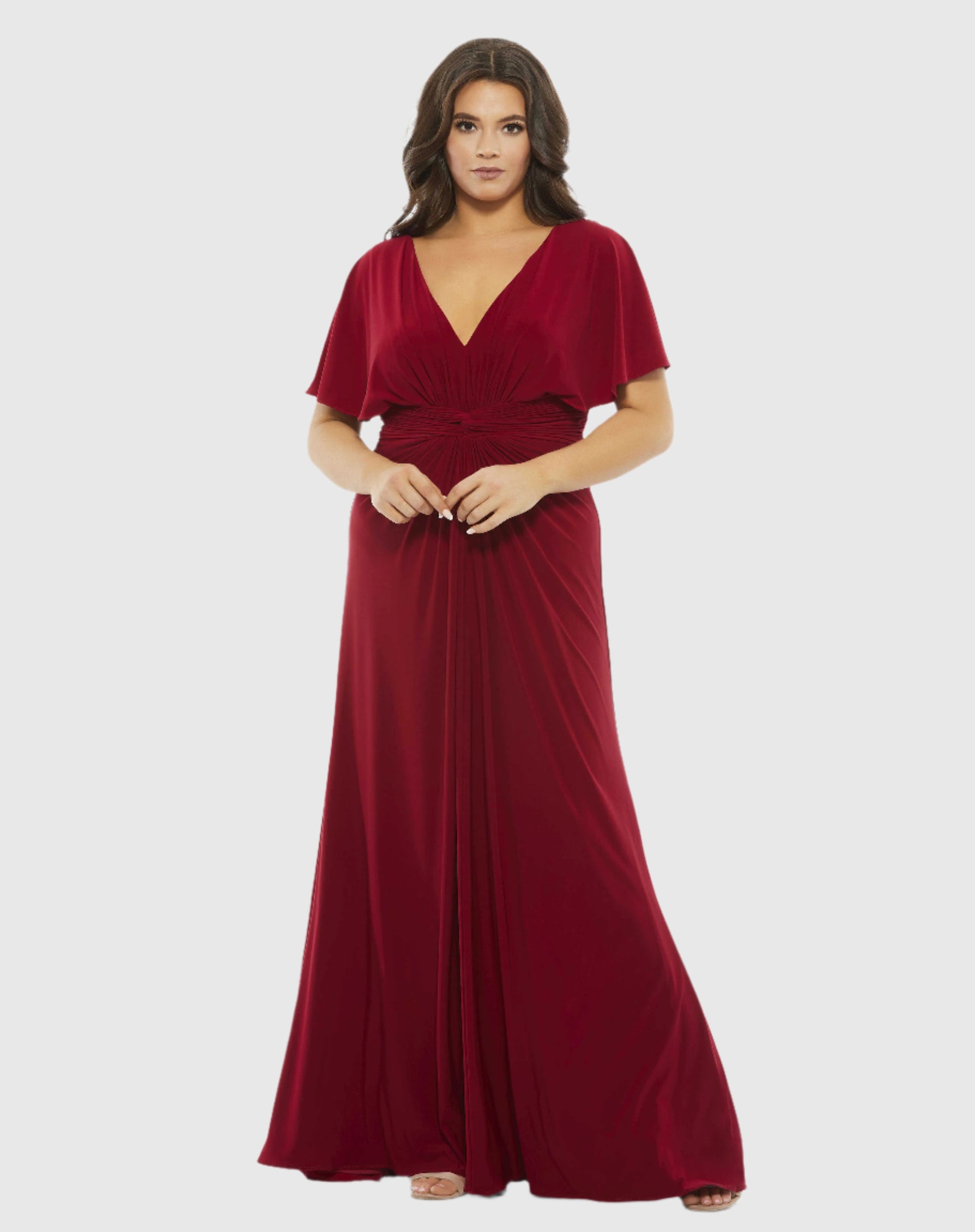 Twist Waist Jersey Gown