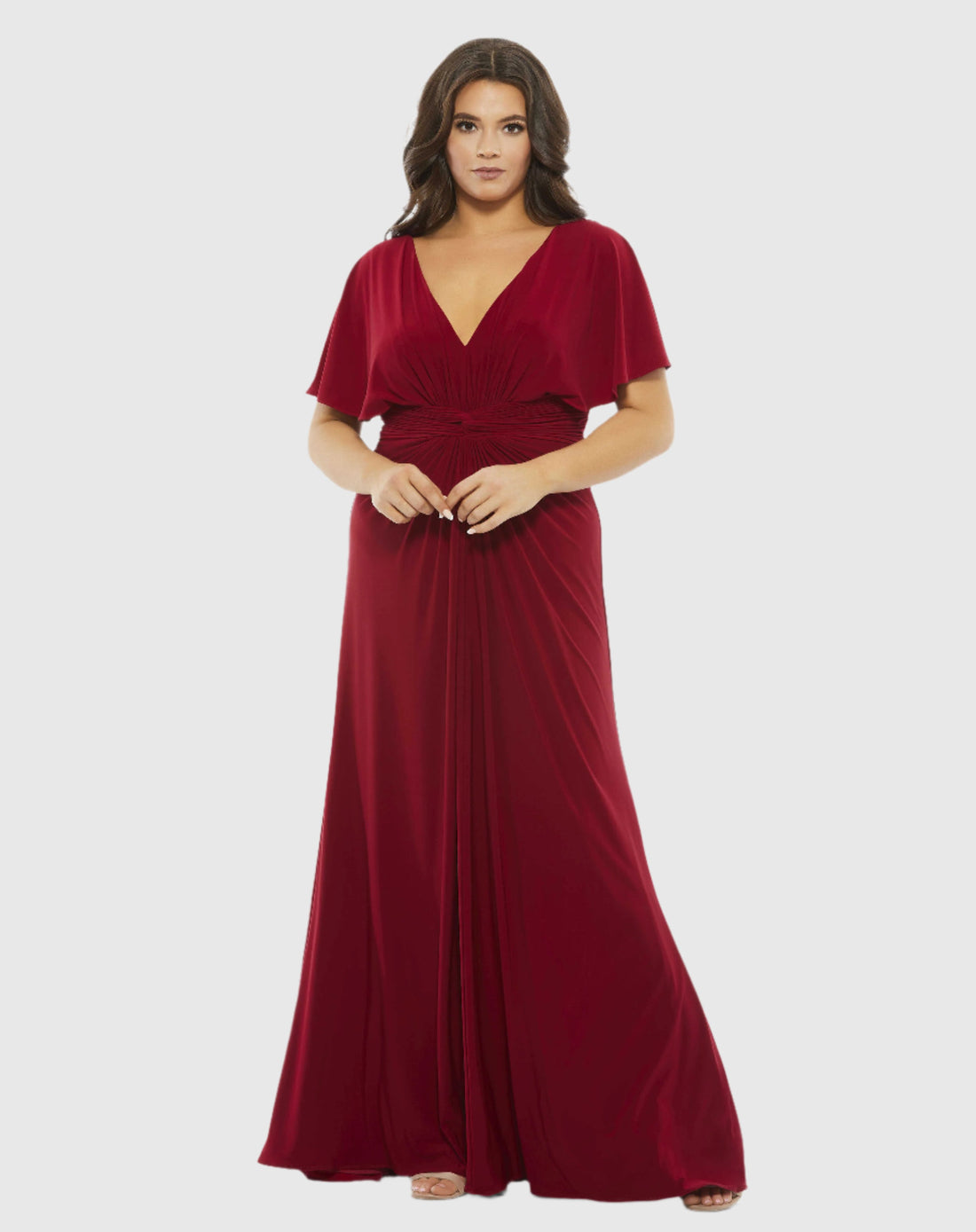 Twist Waist Jersey Gown